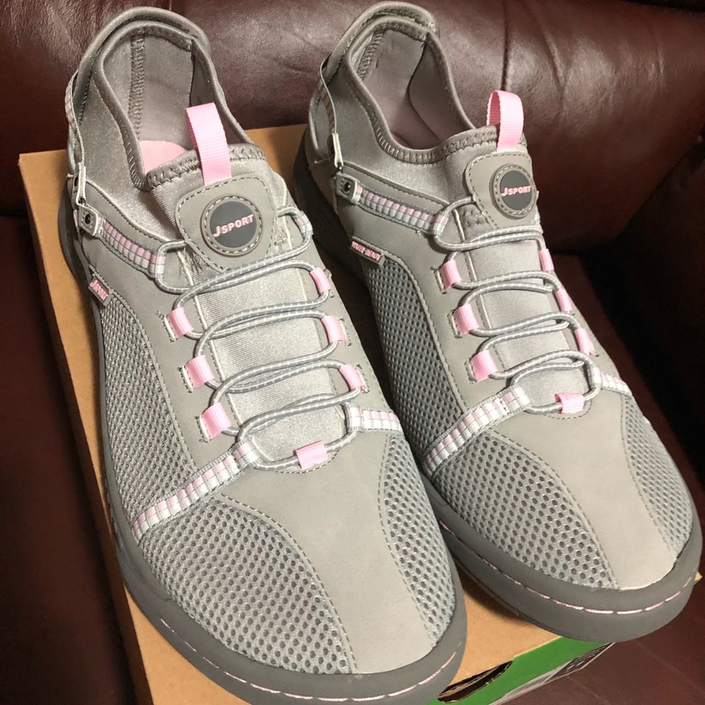 Jambu JSport Tahoe Encore Sneakers, pink&grey, 11